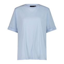 Koszulka damska CMP. Niebieskie bluzki CMP, bez wzorów, sportowe, bez kołnierzyka, bez ramiączek. Za 107.10 zł.