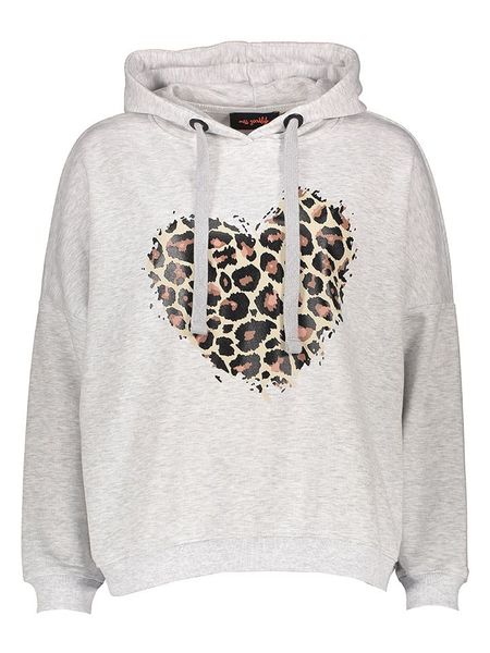 Miss goodlife Bluza w kolorze jasnoszarym rozmiar: M. Szare bluzy miss goodlife, m, bez wzorów, z bawełny, z kapturem. Za 209.82 zł.