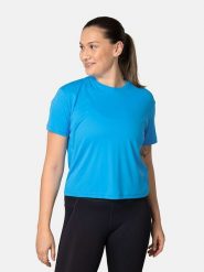 KARI TRAA Koszulka sportowa "Una" w kolorze niebieskim rozmiar: S. Niebieskie koszulki sportowe Kari Traa, bez wzorów, z materiału, bez ramiączek, outdoorowe. Za 100.99 zł.