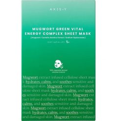 AXIS-Y Mugwort Green Vital Energy Complex Sheet Mask (5er-Set) Maseczki w płachcie 5 ct. Maseczki Axis-y. Za 99.19 zł.