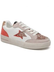 Sixth Sens Sneakersy w kolorze biało-czerwono-jasnoróżowym rozmiar: 40. Białe trampki Sixth Sens, bez wzorów, bez zapięcia. Za 130.81 zł.