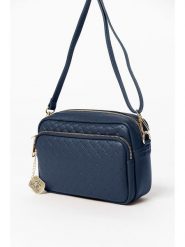 Anna Morellini Skórzana torebka "Colomba" w kolorze granatowym - 22 x 15 x 10 cm rozmiar: onesize. Niebieskie torby na ramię Anna Morellini, bez wzorów, z materiału, na ramię, pikowane, bez dodatków. Za 252.99 zł.