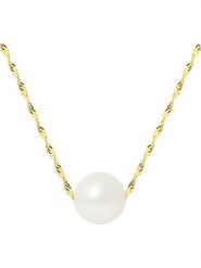 Pearl Addict Złoty naszyjnik z perłą - dł. 42 cm rozmiar: onesize. Białe naszyjniki Pearl Addict, z perłą, złote. Za 794.39 zł.