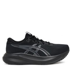 Buty do biegania Asics. Czarne obuwie sportowe Asics, bez zapięcia, do biegania. Za 399.99 zł.