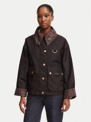 Barbour Kurtka przejściowa Spey LWX1581RU91 Brązowy ciemny Regular Fit. Brązowe kurtki Barbour, bez wzorów, z bawełny, bez kaptura. Za 1,869.00 zł.