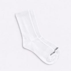 Regular Skarpetki rowerowe Oddychające Kolarstwo szosowe Unisex Białe. Białe skarpety ACELERA, bez wzorów, z materiału. Za 89.99 zł.