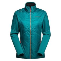 Damska kurtka puchowa La Sportiva Ascent Primaloft. Niebieskie kurtki narciarskie La Sportiva, xs, bez wzorów, z materiału, bez kaptura, narciarskie, primaloft. Za 812.50 zł.