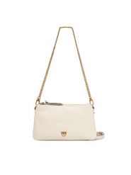 PINKO Torebka Double Mini Al 25-26 PLTT 105359 A0QO Biały. Białe torebki klasyczne Pinko, bez wzorów, ze skóry, bez dodatków. Za 1,169.00 zł.