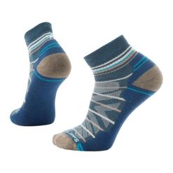 Skarpety trekkingowe Smartwool Hike Light Cushion Pattern Ankle. Niebieskie skarpety Smartwool, bez wzorów. Za 94.99 zł.