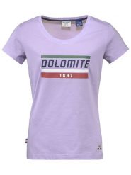 DOLOMITE Koszulka "Gard" w kolorze fioletowym rozmiar: M. Różowe bluzki Dolomite, m, bez wzorów, z bawełny, bez kołnierzyka, bez ramiączek. Za 79.59 zł.