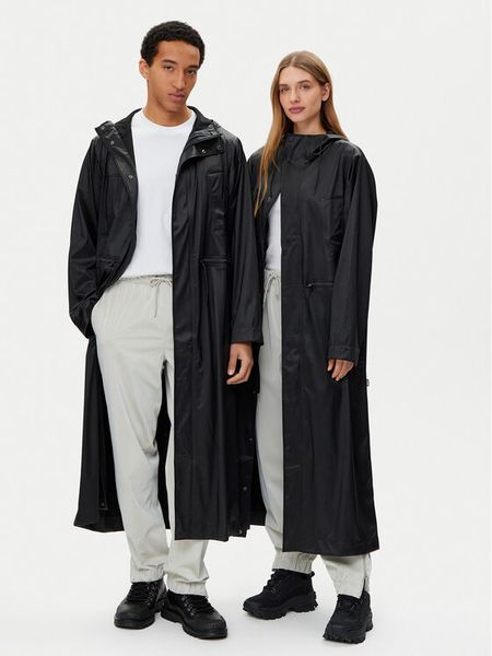 Rains Kurtka przeciwdeszczowa Unisex Bold 12120 Czarny Regular Fit. Czarne kurtki sportowe Rains, l, bez wzorów, z syntetyku, bez kaptura. Za 369.99 zł.