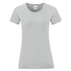Koszulka Damska Iconic 150. Szare bluzki FRUIT OF THE LOOM, m, bez wzorów, sportowe, bez kołnierzyka, bez ramiączek. Za 28.99 zł.