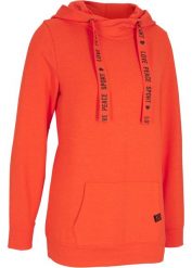 Bluza z kapturem, z miękkiego materiału z wiskozą. Brązowe bluzy bonprix, bez wzorów, z wiskozy, z kapturem. Za 124.99 zł.