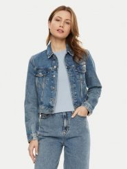 Calvin Klein Jeans Kurtka jeansowa 90's J20J224542 Niebieski Regular Fit. Niebieskie kurtki Calvin Klein Jeans, s, bez wzorów, z bawełny, bez kaptura. Za 279.99 zł.