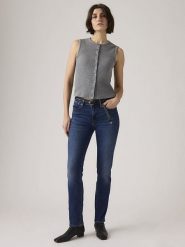 Levi's Dżinsy "712" - Slim fit - w kolorze niebieskim rozmiar: W27/L30. Niebieskie jeansy Levi's®, l, z aplikacjami. Za 284.95 zł.