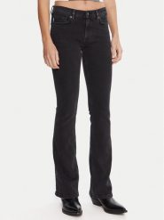 HUGO Jeansy Getti_B 50546332 Czarny Flare Fit. Czarne jeansy Hugo, bez wzorów. Za 529.99 zł.