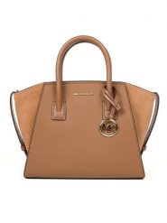 Michael Kors Skórzana torebka w kolorze karmelowym - 31 x 19 x 13 cm rozmiar: onesize. Brązowe torby na ramię Michael Kors, bez wzorów, z materiału, przez ramię, bez dodatków. Za 774.99 zł.