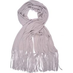 SZALIK DAMSKI. Szare szaliki TOP SECRET, na jesień, bez wzorów, z dzianiny. W wyprzedaży za 34.99 zł.