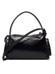 Calvin Klein Torebka Pocket Shiny Nylon Small Bag LV04F3405G Czarny. Czarne torebki klasyczne Calvin Klein, bez wzorów, z nylonu, bez dodatków. Za 449.99 zł.