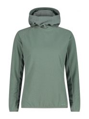 CMP Bluza polarowa w kolorze zielonym rozmiar: 38. Zielone bluzy sportowe CMP, bez wzorów, z materiału, bez kaptura. Za 149.66 zł.