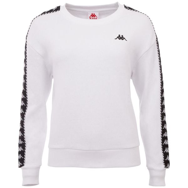 Bluza damska Kappa Ilary. Białe bluzy Kappa, xl, bez wzorów, z bawełny, bez kaptura. Za 94.99 zł.