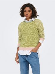 JDY Sweter w kolorze zielonym rozmiar: S. Zielone swetry JDY, s, bez wzorów, bez ramiączek. Za 149.95 zł.