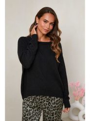 Soft Cashmere Sweter w kolorze czarnym rozmiar: 38/40. Czarne swetry Soft Cashmere, bez wzorów, bez ramiączek. Za 147.91 zł.