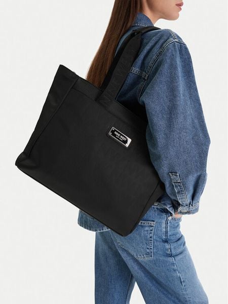 Nine West Torebka CEO-Brielle-LA374-4705 Czarny. Czarne shopper Nine West, bez wzorów, z materiału, bez dodatków. Za 156.99 zł.