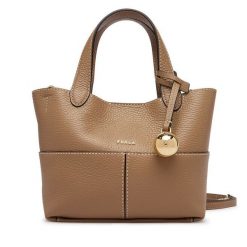 Torebka Furla. Brązowe torebki klasyczne Furla, bez wzorów, bez dodatków. Za 1,299.00 zł.