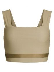 Rethinkit Top sportowy "Tenna" w kolorze khaki rozmiar: M. Brązowe koszulki sportowe Rethinkit, bez wzorów, z materiału, bez ramiączek, outdoorowe. Za 162.87 zł.