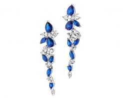 Kolczyki srebrne z cyrkoniami. Szare kolczyki Apart, z cyrkonią, srebrne. Za 299.00 zł.