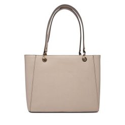 Torebka Guess. Brązowe shopper Guess, z aplikacjami, bez dodatków. Za 679.99 zł.