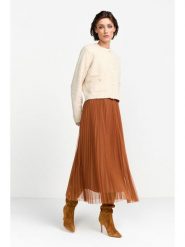 Rich&Royal Spódnica w kolorze karmelowym rozmiar: M. Brązowe spódnice Rich&Royal, m, bez wzorów, midi. Za 209.33 zł.