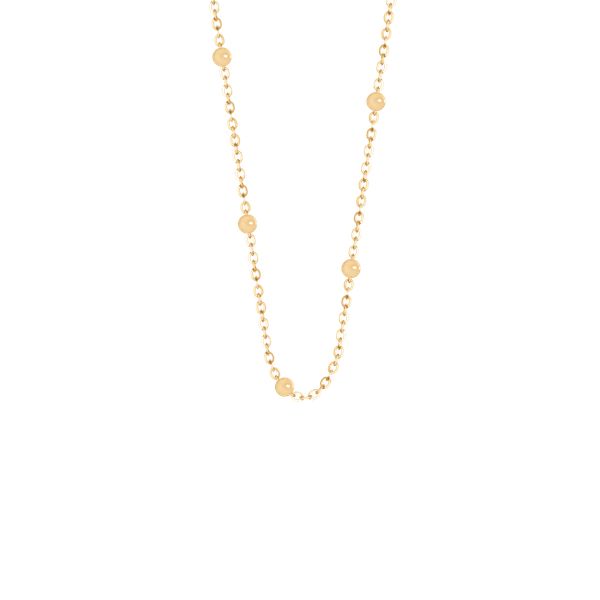 Naszyjnik z kulkami pozłacany. Naszyjniki Lilou, pozłacane. Za 119.00 zł.