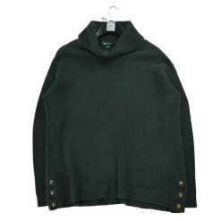 Second life - Damski sweter z golfem czarny - Jak nowy. Czarne golfy RALPH LAUREN, bez wzorów, bez ramiączek. Za 119.24 zł.