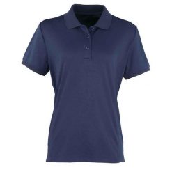 Damska Koszulka Polo Coolchecker. Niebieskie koszulki polo PREMIER, xs, bez wzorów, bez kołnierzyka, bez ramiączek. Za 80.99 zł.