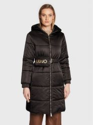 Liu Jo Płaszcz zimowy WF2093 T3176 Czarny Regular Fit. Czarne płaszcze Liu Jo, na zimę, bez wzorów, z syntetyku, bez kaptura. Za 1,379.00 zł.