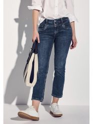 Street One Dżinsy - Slim fit - w kolorze granatowym rozmiar: W27/L26. Niebieskie jeansy Street One, l, bez wzorów. Za 132.05 zł.