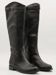 Bellucci Kozaki w kolorze czarnym rozmiar: 37. Czarne kozaki Bellucci, na zimę, bez obcasa, bez zapięcia. Za 139.87 zł.