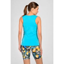 Bokserka sportowa Damska Nessi Sportswear Zabudowana Ultra. Niebieskie koszulki sportowe NESSI SPORTSWEAR, bez wzorów, bez ramiączek, na fitness i siłownię. Za 229.00 zł.