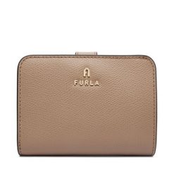 Mały Portfel Damski Furla. Brązowe portfele Furla, bez wzorów. Za 709.99 zł.