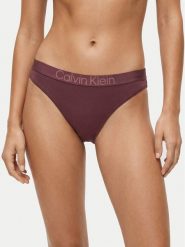 Calvin Klein Underwear Stringi LV00QD5292 Bordowy. Czerwone stringi Calvin Klein Underwear, bez wzorów, z bawełny. Za 79.99 zł.