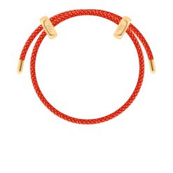 Bransoletka Liana w kolorze czerwonym ze złotą nitką. Czerwone bransoletki Lilou, pozłacane. Za 149.00 zł.