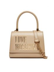 LOVE MOSCHINO Torebka JC4024PP1MKD196A Złoty. Żółte torebki klasyczne Love Moschino, bez wzorów, ze skóry, bez dodatków. Za 559.99 zł.