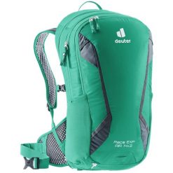 Plecak rowerowy Deuter Race EXP Air fern-graphite. Zielone plecaki Deuter, bez wzorów. Za 483.65 zł.