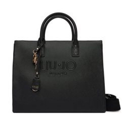 Torebka Liu Jo. Czarne torebki klasyczne Liu Jo, bez wzorów, bez dodatków. Za 679.99 zł.