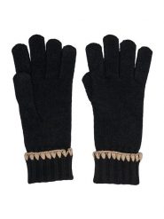 ONLY Rękawiczki w kolorze czarnym rozmiar: onesize. Czarne rękawiczki Only, bez wzorów, prążkowane. Za 56.79 zł.