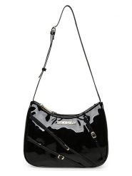 Steve Madden Torebka w kolorze czarnym - 21 x 17 x 5 cm rozmiar: onesize. Czarne torby na ramię Steve Madden, bez wzorów, z materiału, na ramię, bez dodatków. Za 219.08 zł.