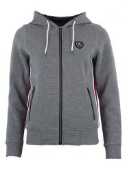 Peak Mountain Bluza "Acharles" w kolorze szarym rozmiar: S. Szare bluzy Peak Mountain, s, z aplikacjami, bez kaptura. Za 100.99 zł.