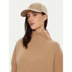 Czapka z daszkiem Calvin Klein. Brązowe czapki Calvin Klein, bez wzorów. Za 109.99 zł.